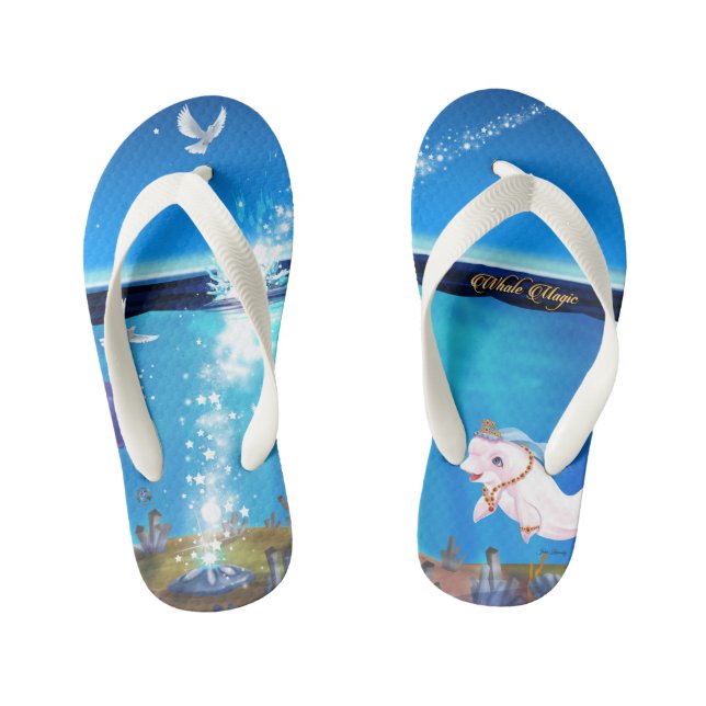 Tongs Enfants Flip Flops Whale Magic "Shooting Star" (Semelle)