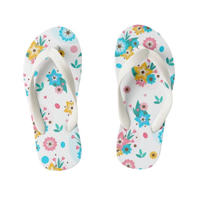 Tongs Enfants Flops-Fleurs pour enfants (Semelle)