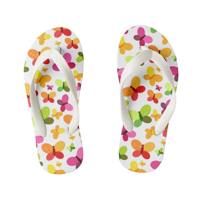 Tongs Enfants Flops-Papillons pour enfants (Semelle)