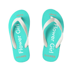 Tongs Enfants Flower Girl NAME Turquoise