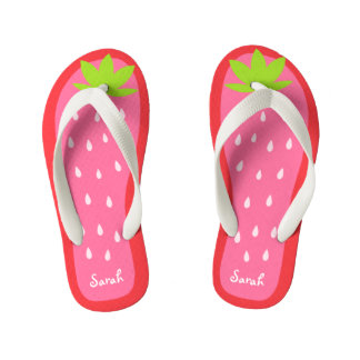 Tongs Enfants Fraise rose mignonne et douce pour fille
