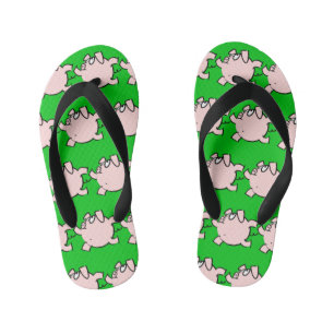 Tongs Enfants Funky 6 Cartoon Pig Choisir Couleur Enfants Flip F