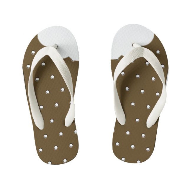 Tongs Enfants Gaufrette de glace fantaisiste (Semelle)