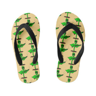 Tongs Enfants Germinator cyborg plante dessin humoristique
