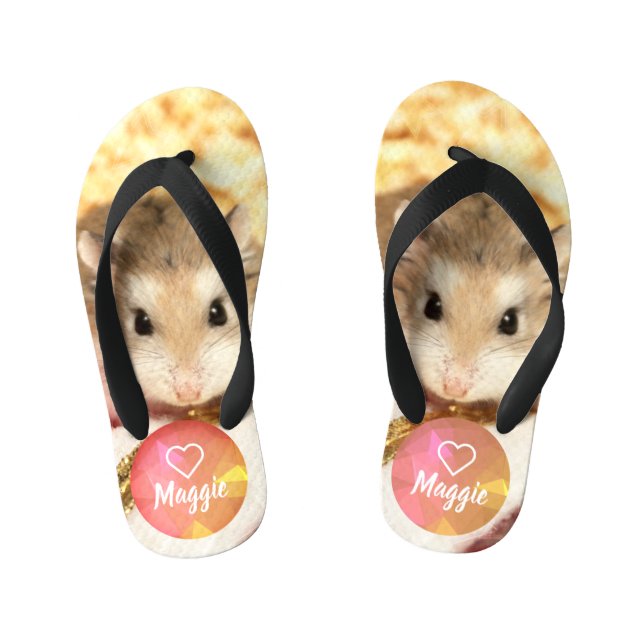 Tongs Enfants HammyVille - Cute Hamster (Semelle)