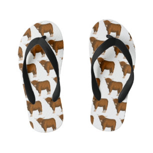Tongs Enfants Highland cow