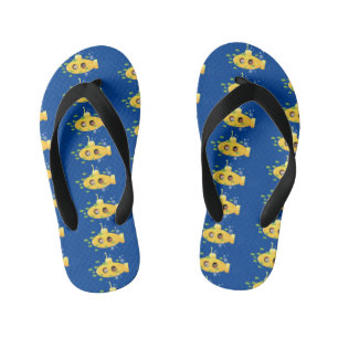 Tongs Enfants Illustration de dessin animé de poisson de sous-ma