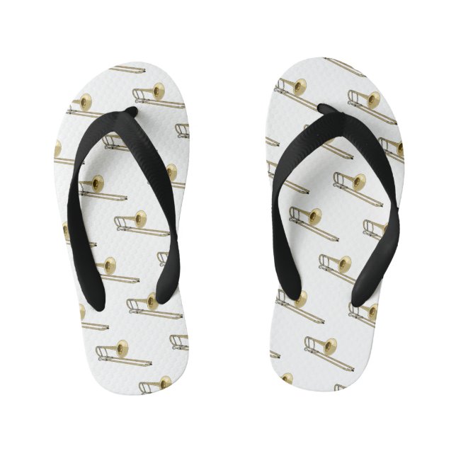 Tongs Enfants Illustration de dessin animé de Trombone (Semelle)