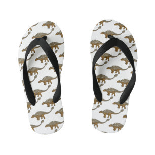 Tongs Enfants Illustration de dinosaure blindé Ankylosaurus