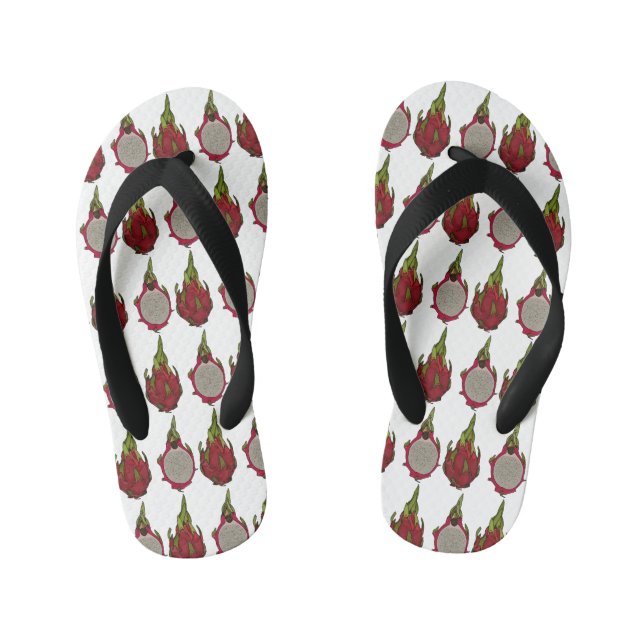 Tongs Enfants Illustration de dragon fruit (Semelle)