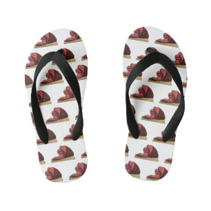 Tongs Enfants Illustration de jambon