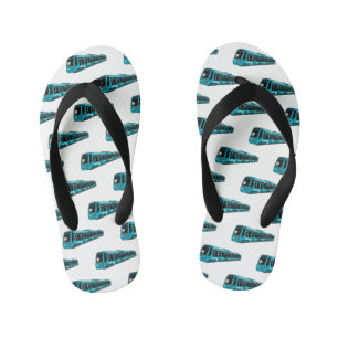 Tongs Enfants Illustration de locomotive électrique