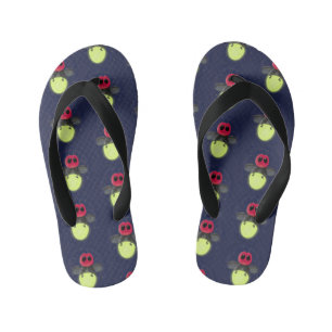 Tongs Enfants Illustration d'une luciole à éclair mignon