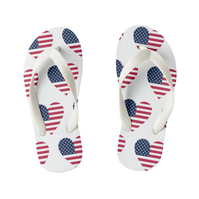Tongs Enfants Jéréseygirl Drapeau Américain Enfants Flip Flops (Semelle)