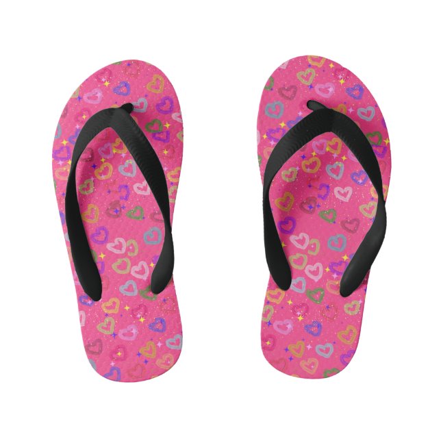 Tongs Enfants joli cœur (Semelle)