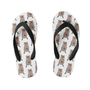 Tongs Enfants Joli sourire mignon dessin animé quokka