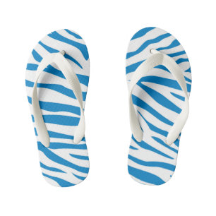 Tongs Enfants Les Enfants Personnalisables Zebra Stripe Flip Flo