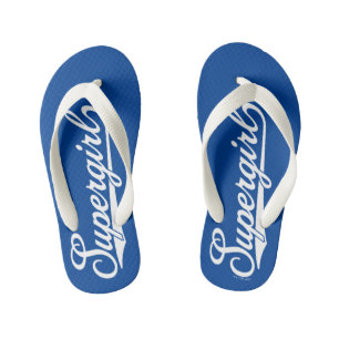 Tongs Enfants Logo du nom étoilé Supergirl Baseball