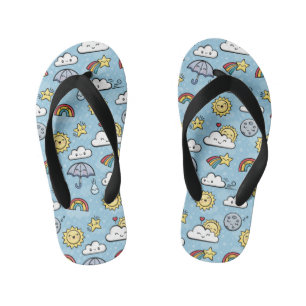 Tongs Enfants Météo mignonne