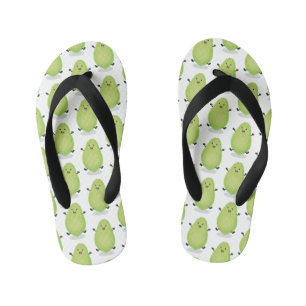 Tongs Enfants Mignonne illustration de papaye kawaii de dessin a