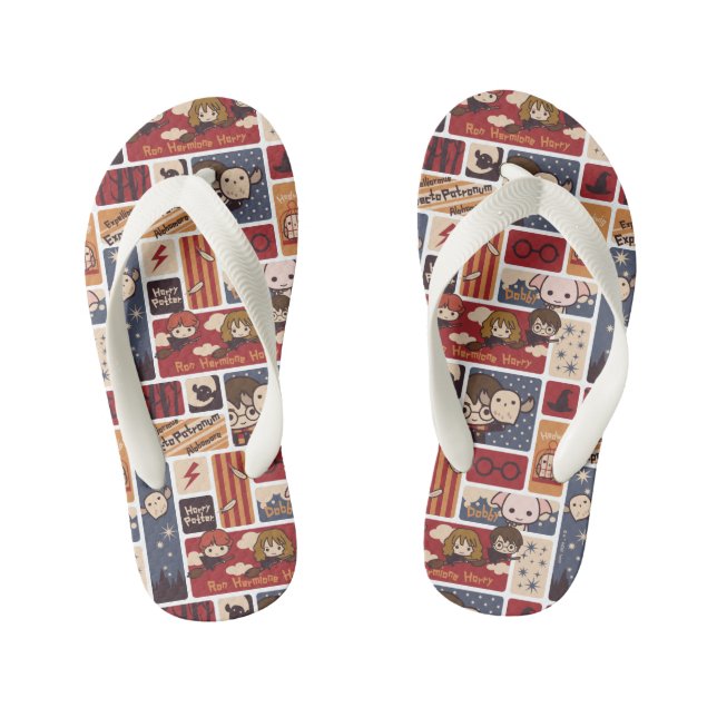 Tongs Enfants Modèle de scènes de dessin animé Harry Potter (Semelle)