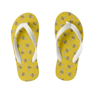 Tongs Enfants Motif abeilles