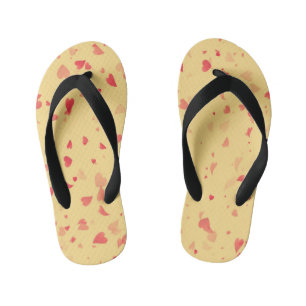 Tongs Enfants Motif de coeur 38