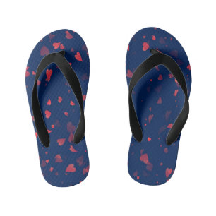 Tongs Enfants Motif de coeur 40