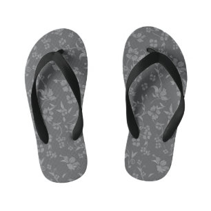 Tongs Enfants Motif de fleurs flippantes 3