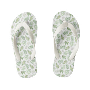 Tongs Enfants Motif de la verdure forestière