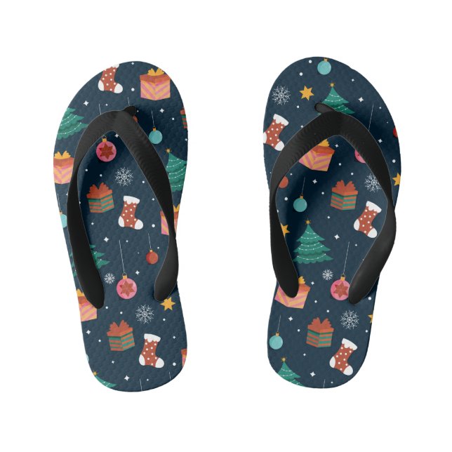 Tongs Enfants Motif de Noël 96 (Semelle)