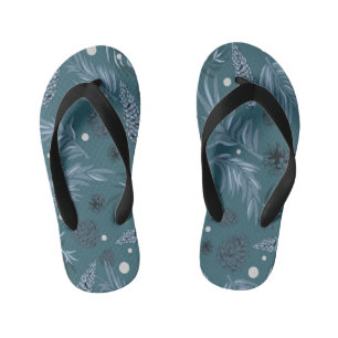 Tongs Enfants Motif de Noël, Pine Snow 12