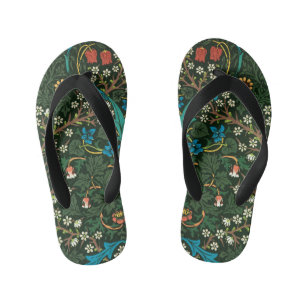 Tongs Enfants Motif floral de tulipe de William Morris