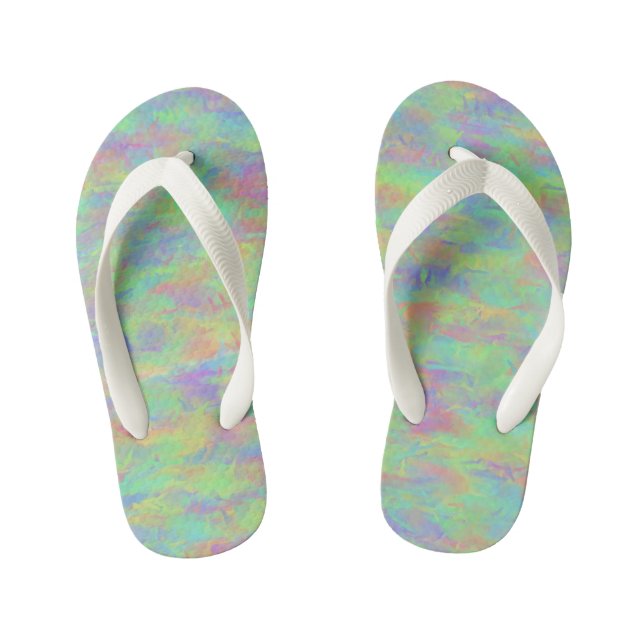 Tongs Enfants Motif multicolore abstrait (Semelle)