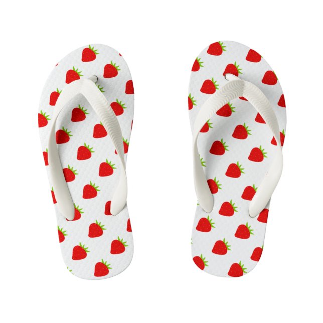 Tongs Enfants Motif mûre fraise (Semelle)
