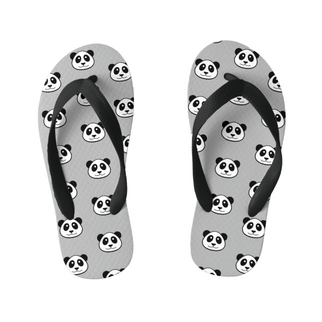 Tongs Enfants Motif Panda Face (Semelle)