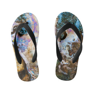 Tongs Enfants nature abstraite eau morte