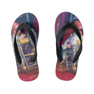 Tongs Enfants Norman préfère dessiner dans son sommeil