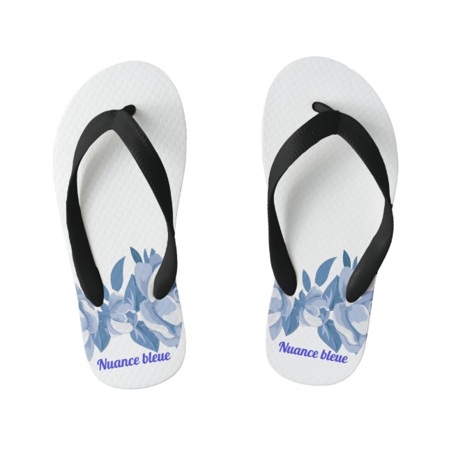 Tongs Enfants Nuance bleue ensemble bain (Semelle)