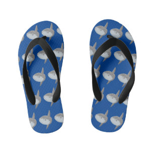 Tongs Enfants Oiseau de mer mola mola mignonne caricature