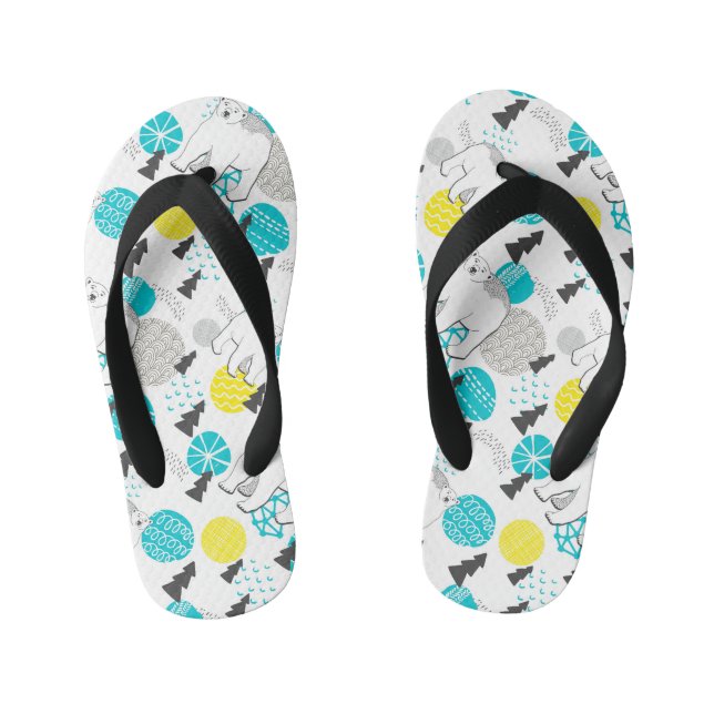 Tongs Enfants Ours polaire (Semelle)