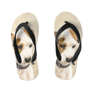 Tongs Enfants Parson Jack Russell Terrier Peinture - Chien Art