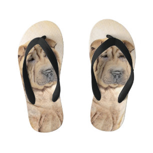 Tongs Enfants Peinture Shar Pei - Cute Original Chien Art