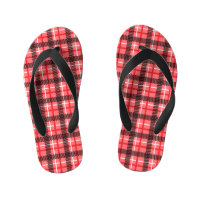 Plaid rose et rouge