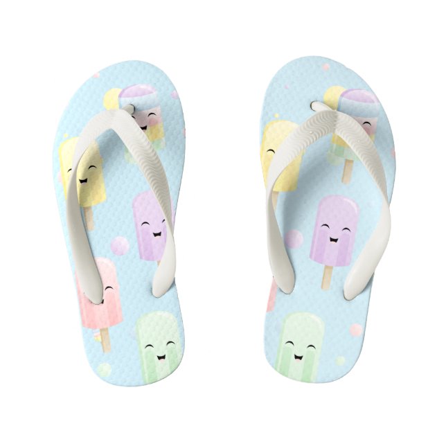Tongs Enfants Popsicle Party dans Rainbow Colors (Semelle)