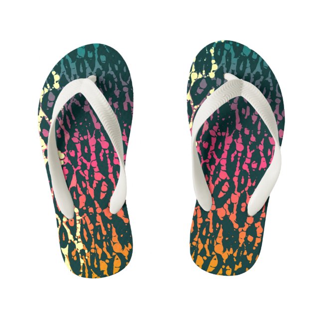Tongs Enfants Rainbow Cheetah (Semelle)