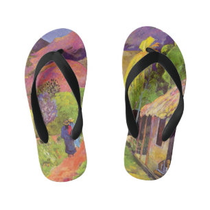 Tongs Enfants Route Paul Gauguin à Tahiti Vintage Beaux-Arts