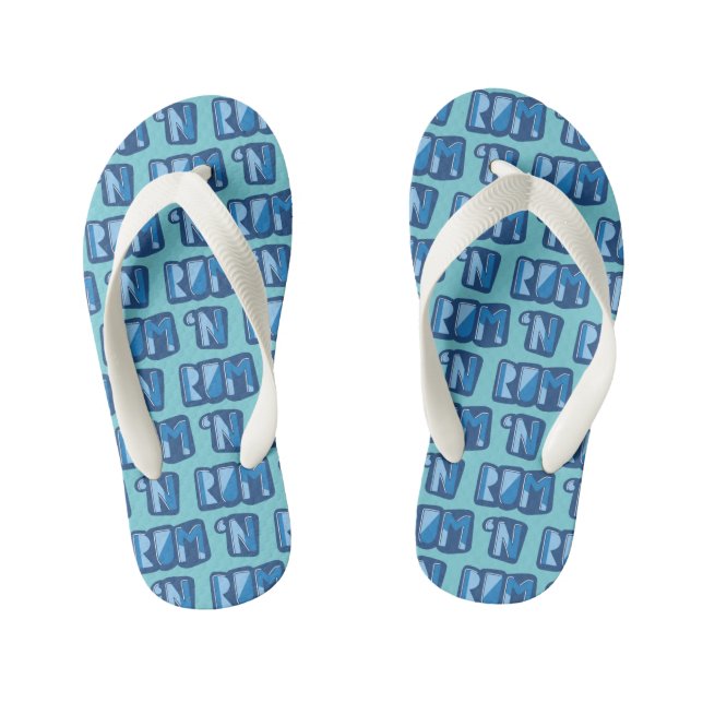 Tongs Enfants Rum 'n Yorkshire British Slang Flipflops (Semelle)