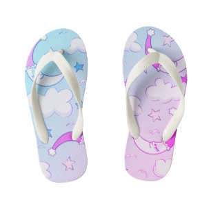 Tongs Enfants sandales pour bébé nuage lune dégradé enfant