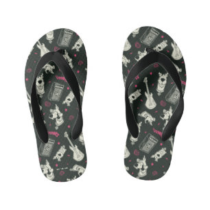 Tongs Enfants Scooby Doo Punk Guitare et Motif Amp